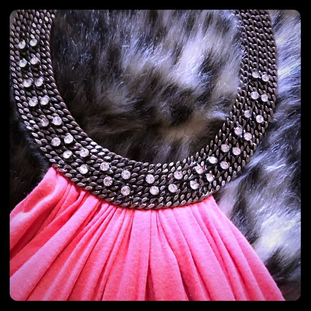 Orange halter
